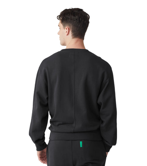 Future Planet Globe Crewneck Black