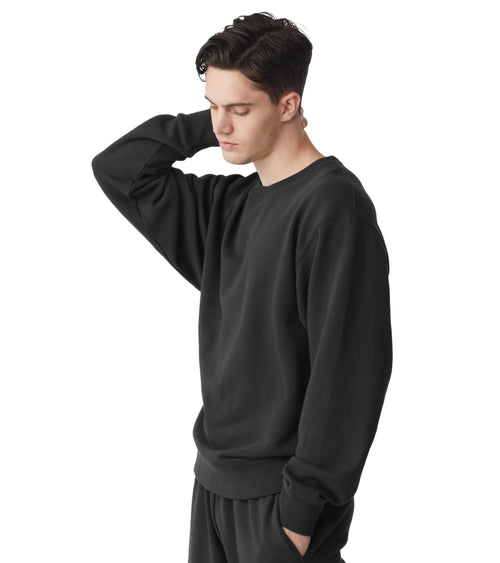 Future Planet Globe Crewneck Black