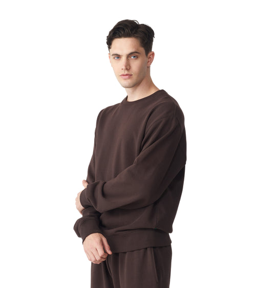 Future Planet Globe Crewneck Cocoa