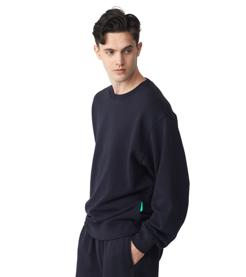 Future Planet Globe Crewneck Ink