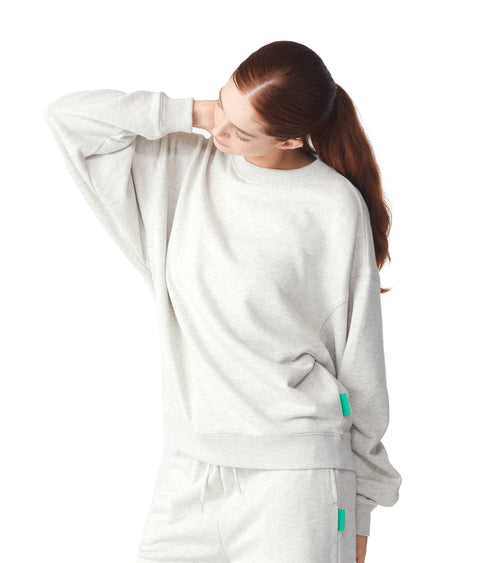 Future Planet Saturn Crewneck Ash