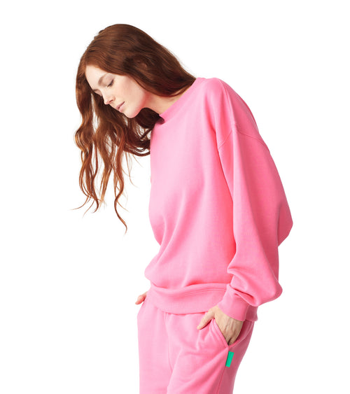 Future Planet Saturn Crewneck Pink