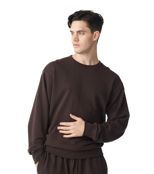 Future Planet Globe Crewneck Cocoa