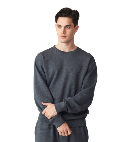 Future Planet Globe Crewneck Charcoal