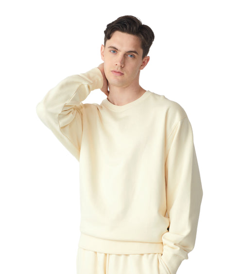 Future Planet Globe Crewneck Cream