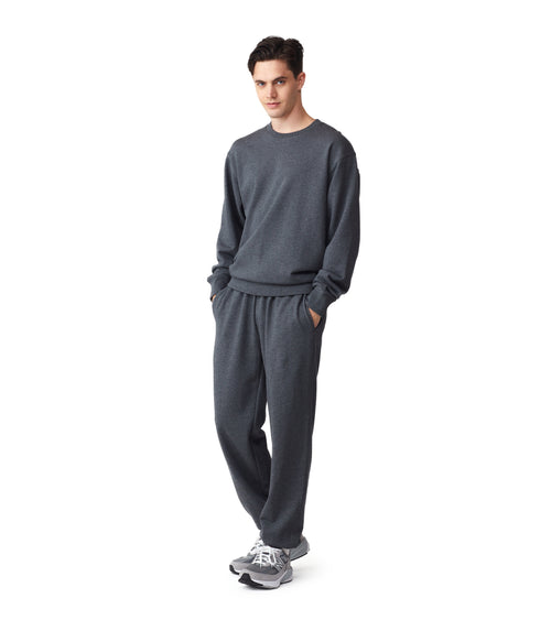 Future Planet Globe Crewneck Charcoal