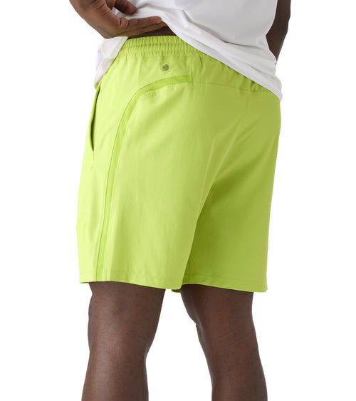 Horizon Performance Men's Sport Shorts Lime Green | Future Planet