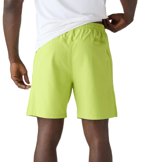 Horizon Performance Men's Sport Shorts Lime Green | Future Planet