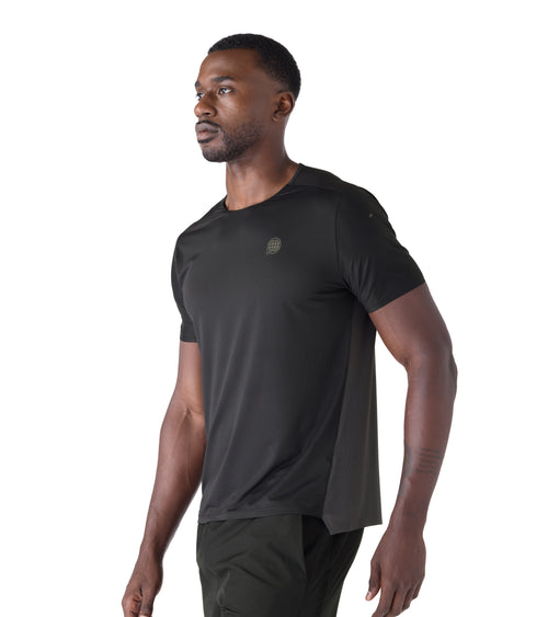 Horizon Performance Men's Gym Tee Black / Charcoal | Future Planet