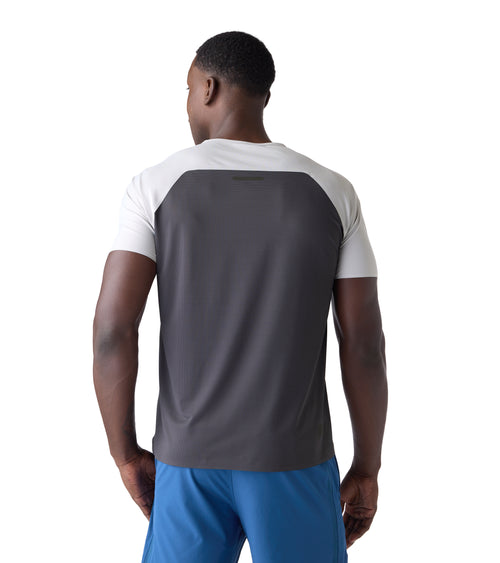 Horizon Performance Men's Gym Tee Grey / Charcoal | Future Planet