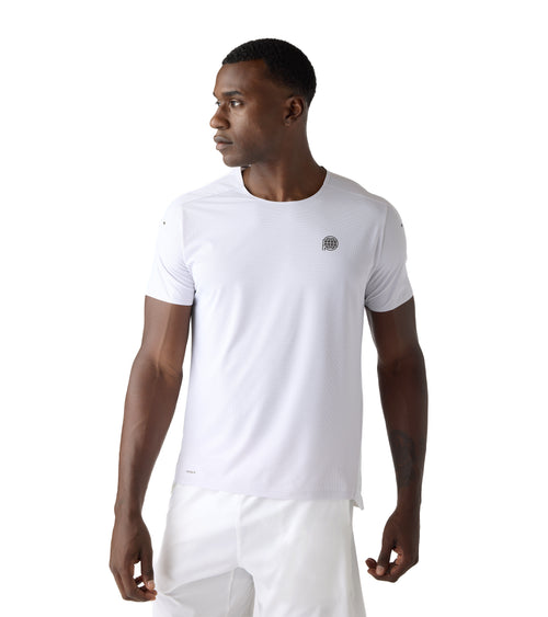 Horizon Performance Mens Gym Tee White / Snow | Future Planet