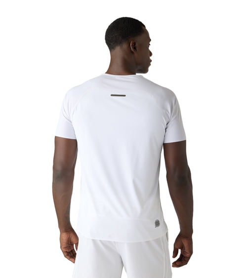 Horizon Performance Mens Gym Tee White / Snow | Future Planet