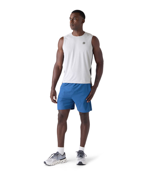 Horizon Performance Men's Muscle Tanks Grey / Charcoal | Future Planet