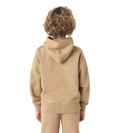 Beige Jupiter Kid's Hoodie | Future Planet