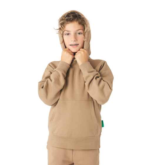 Beige Jupiter Kid's Hoodie | Future Planet
