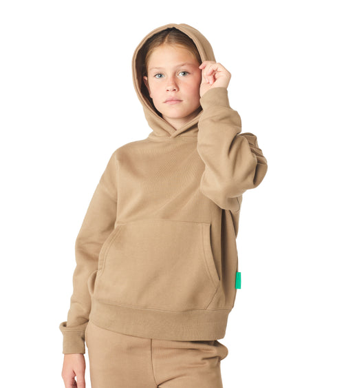 Beige Jupiter Kid's Hoodie | Future Planet