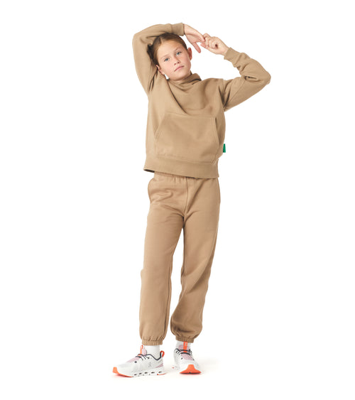 Beige Jupiter Kid's Hoodie | Future Planet