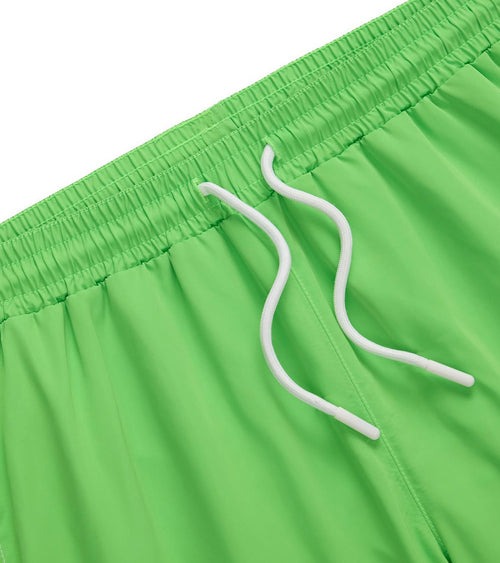 Azure 7 inch Kids Swim Trunks Lime Green | Future Planet