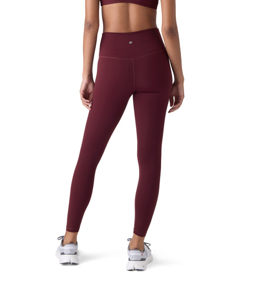 Nova Performance Sport Leggings Burgundy | Future Planet