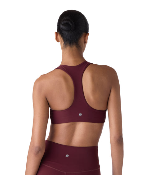 Nova Performance Women's Sports Bra Burgundy | Future Planet