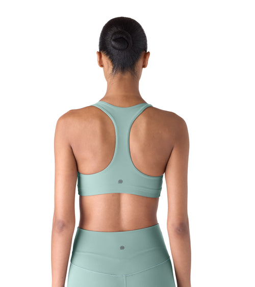 Nova Performance Sports Bra Sage Green | Future Planet