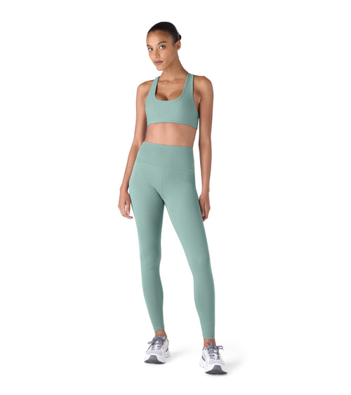 Nova Performance Sports Bra Sage Green | Future Planet