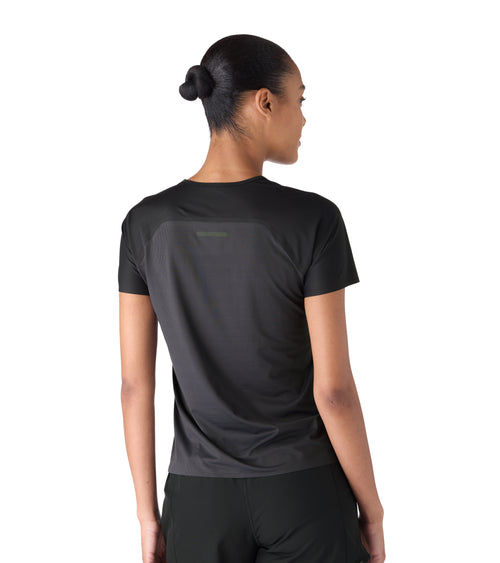Nova Women's Performance Tee Black / Charcoal | Future Planet