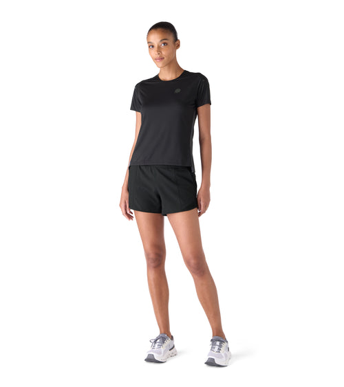 Nova Women's Performance Tee Black / Charcoal | Future Planet