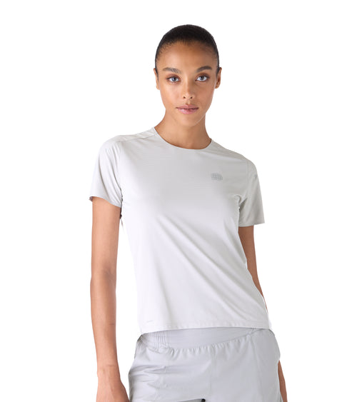 Nova Women's Performance Tee Grey / White | Future Planet