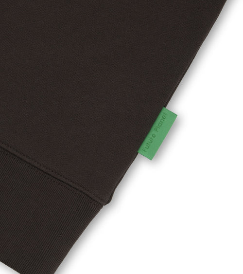 Future Planet Globe Crewneck Cocoa