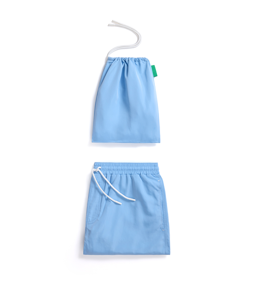 Azure 7 inch Swim Trunks Ice Blue | Future Planet