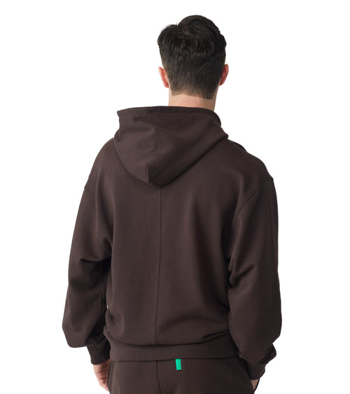 Future Planet Globe Hoodie Cocao