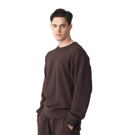 Future Planet Globe Crewneck Cocoa