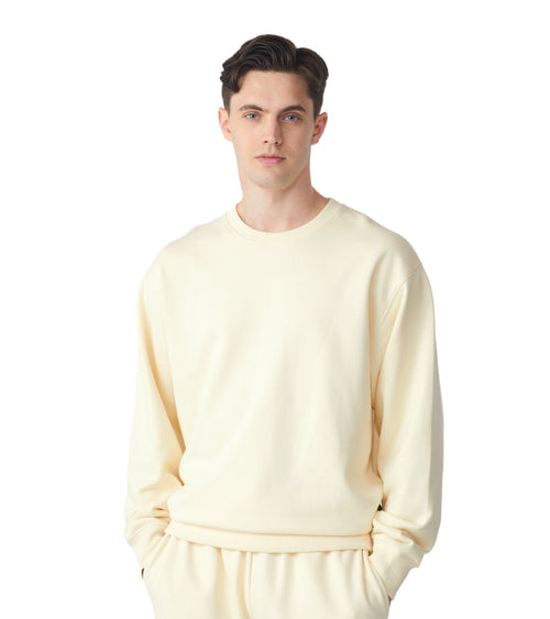 Future Planet Globe Crewneck Cream