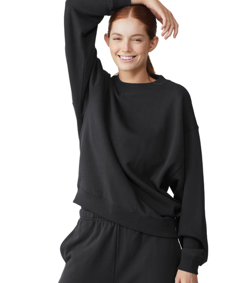 Future Planet Saturn Crewneck Black