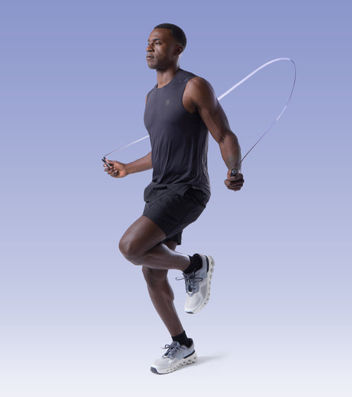 Horizon Performance Mens Muscle Tank and Shorts Black / Charcoal | Future Planet