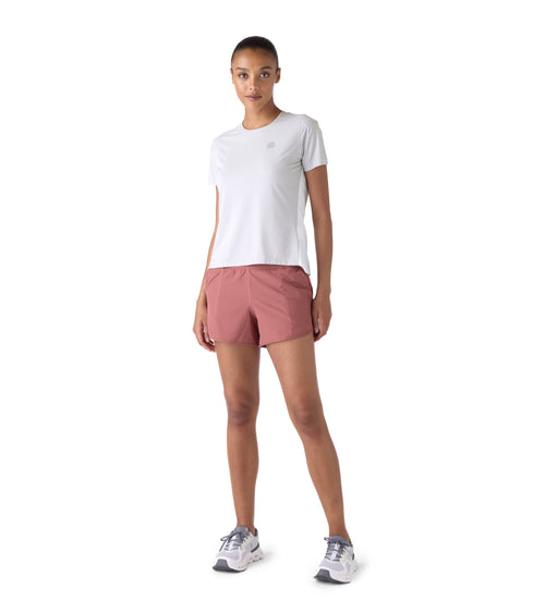 Nova Performance Womens High Waisted Running Shorts Rose Pink | Future Planet