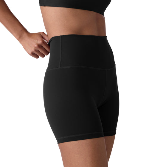 Nova Performance Sport Womens Biker Shorts Black | Future Planet